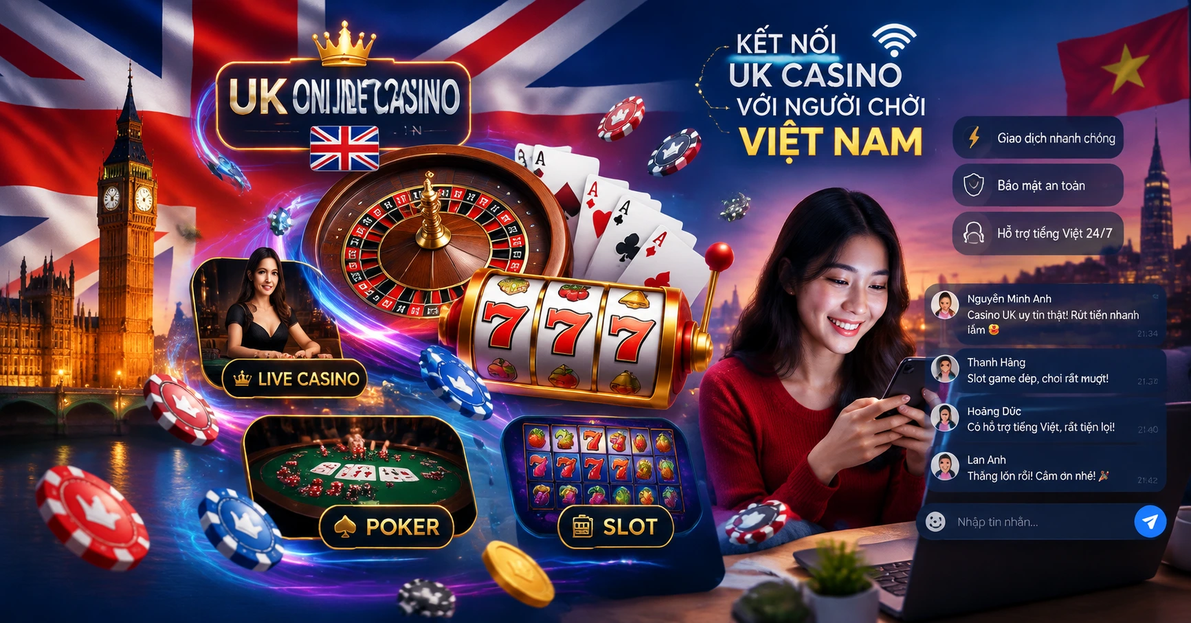 Casino Online UK: Trải Nghiệm Đỉnh Cao Cho Người Chơi Việt - image 3