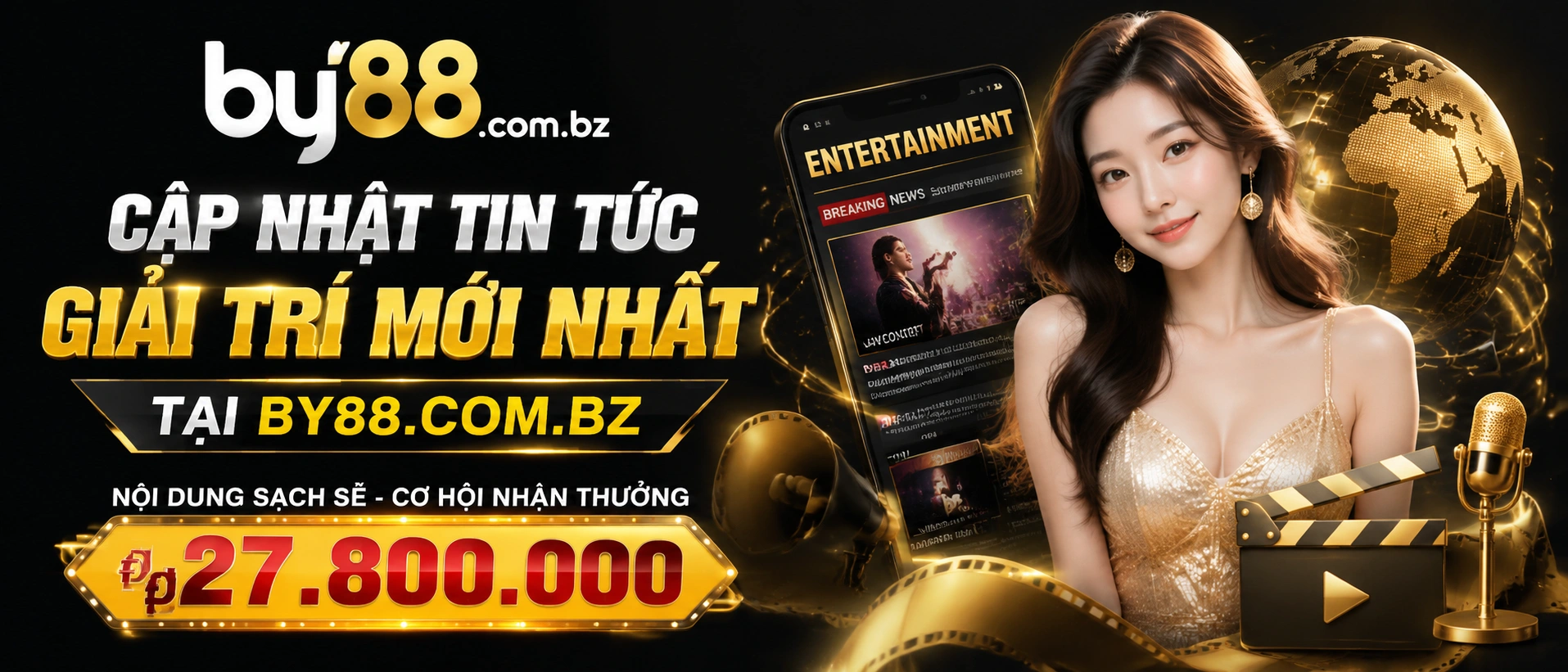 Giao diện trung tâm tin tức by88 với bố cục cập nhật rõ ràng