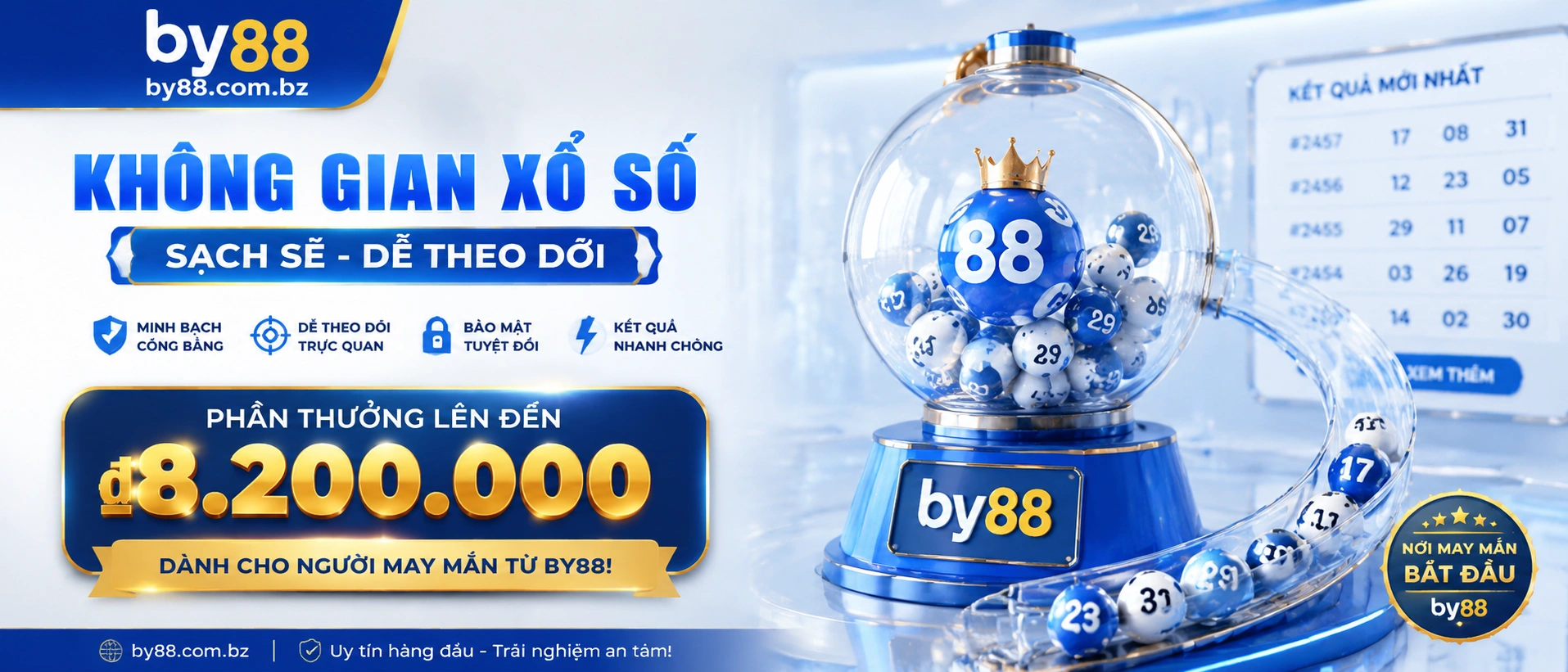 Xổ Số Miền Bắc Miền Nam Miền Trung trên giao diện BY88